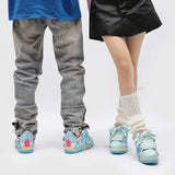 Y2K Punk Skater Girl Colorful Sneakers