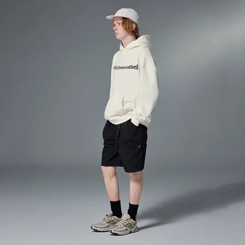 Vintage Interesting Letter Print Hoodie