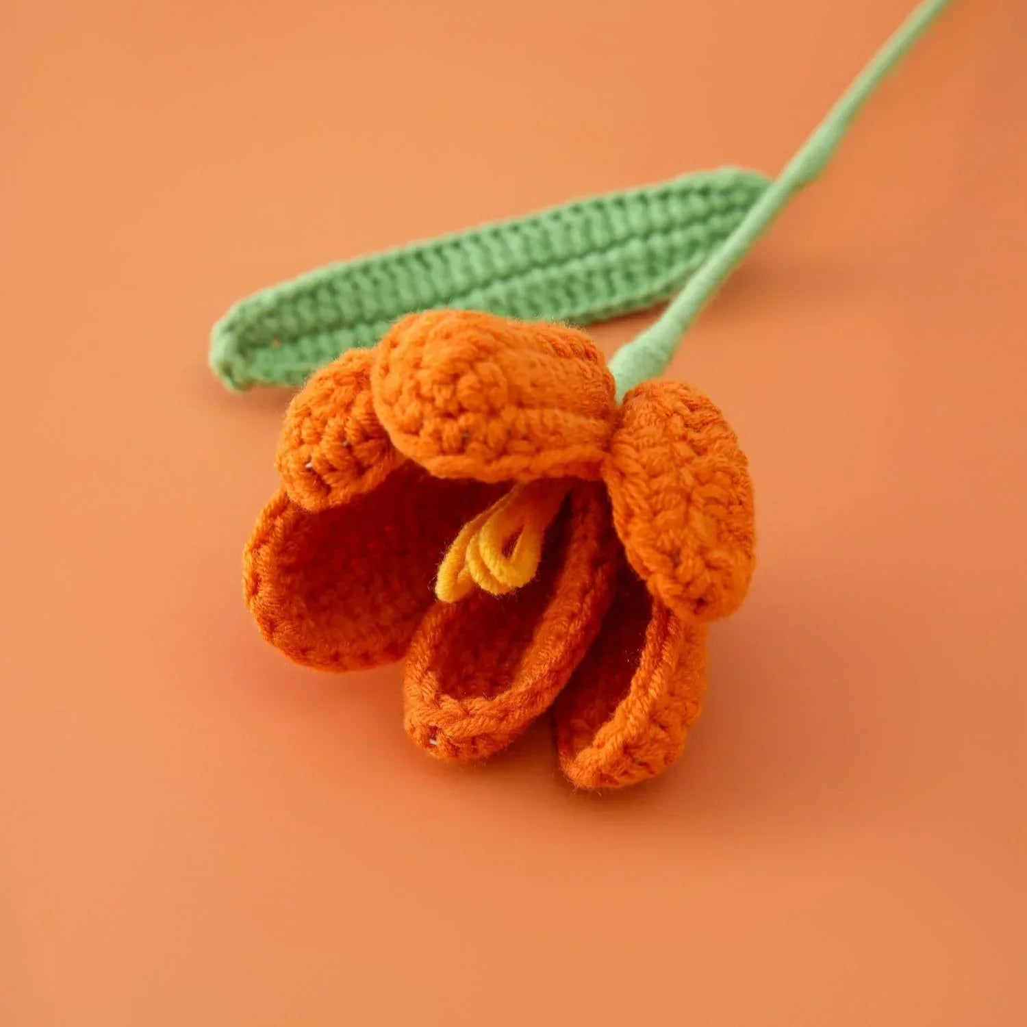 Vintage Tulips Crochet Flowers Handmade