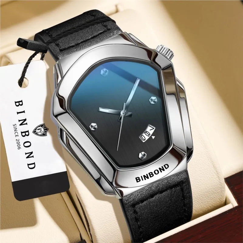 Motor‑cycle Style Dial Casual Watch
