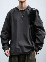 Lässiges Rundhals-Sweatshirt