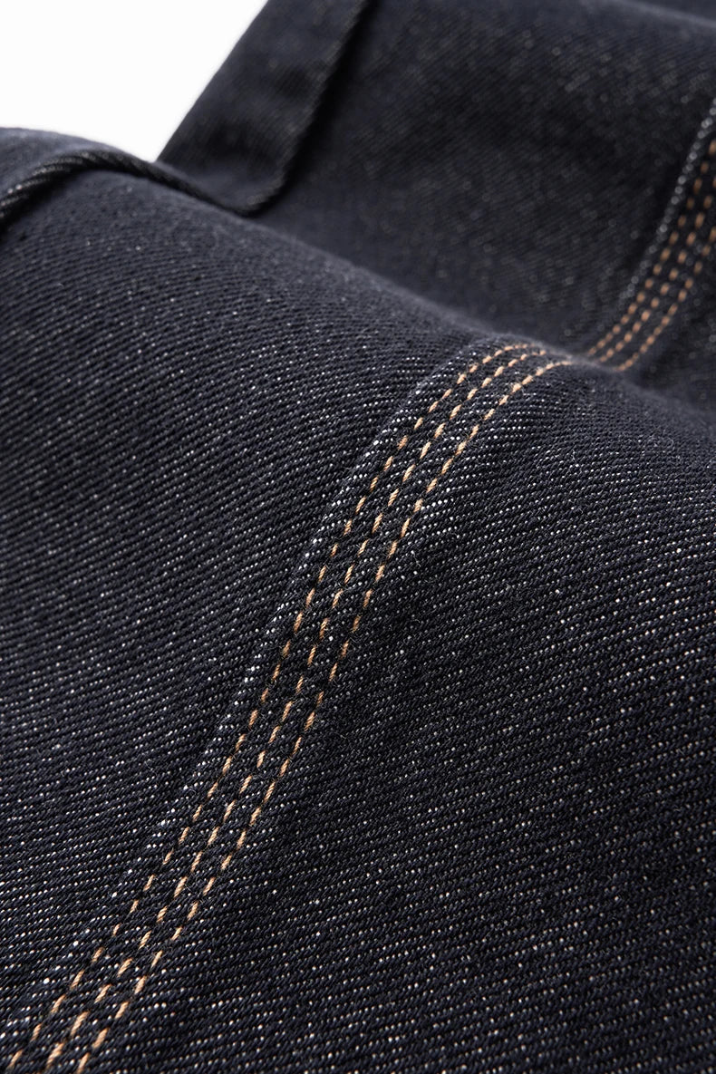 Navy Baggy Denim Jeans