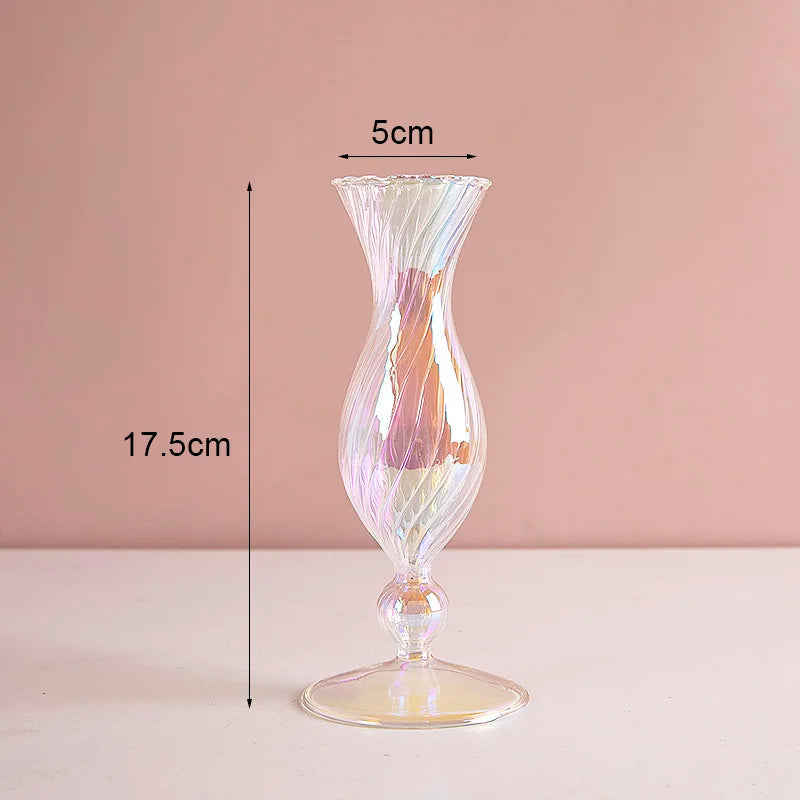 Taper Glass Candlestick Holder