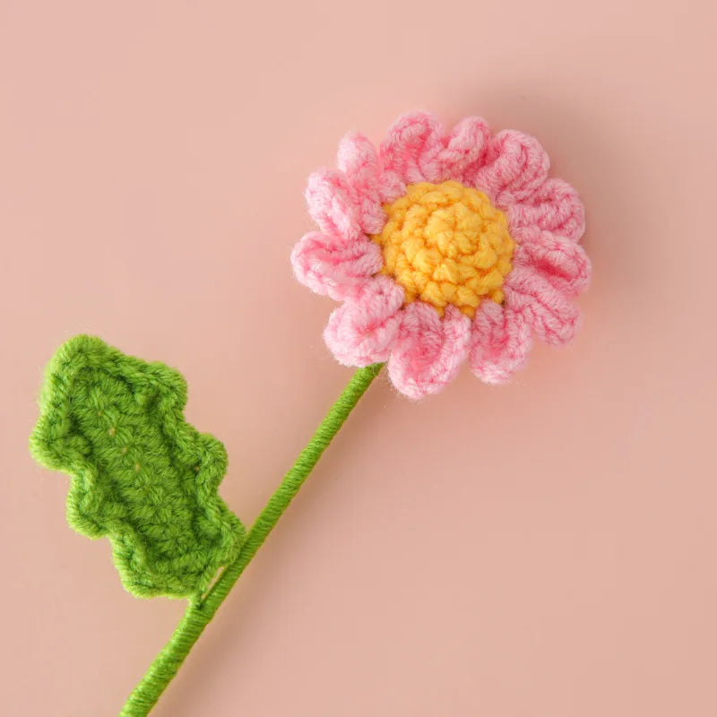 Handwoven Knitted Graduation Cute Mini Bouquet Flower