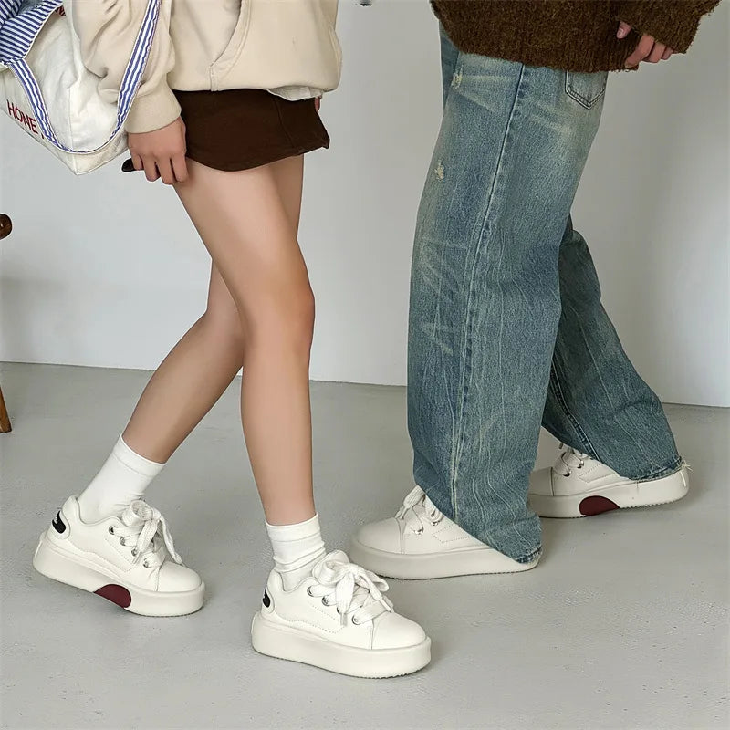 Y2K Retro Heart Skater Sneakers