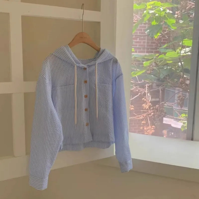Women Shirt Sunshade Long Sleeve Old Money