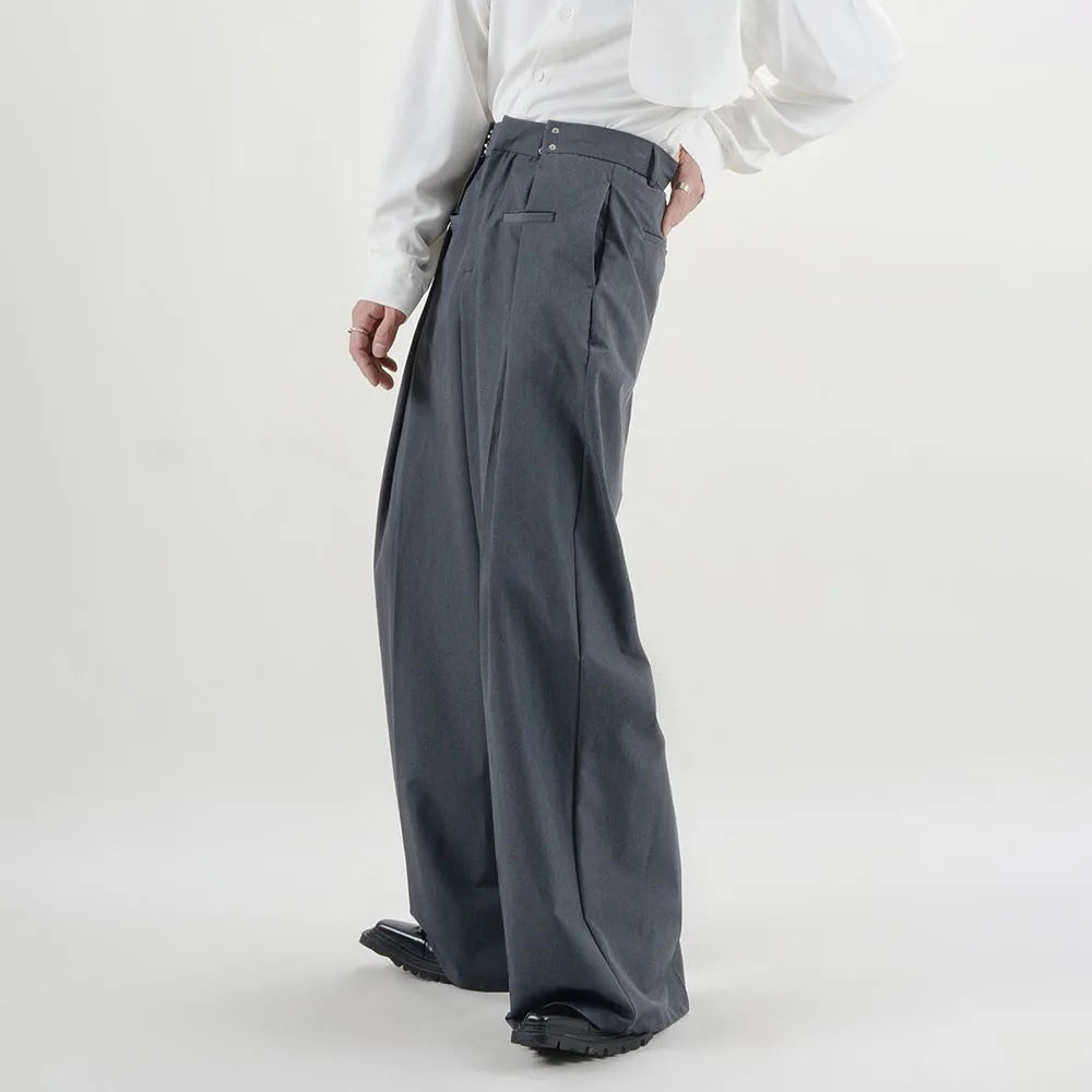 Grunge Pleated Style Pants
