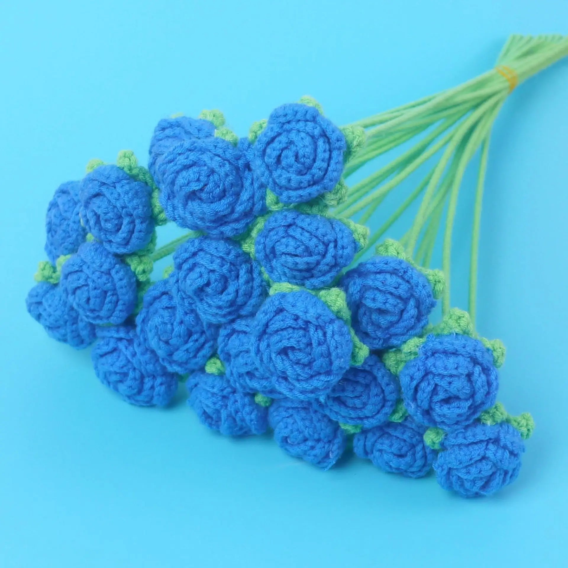 Vintage Tulips Crochet Flowers Handmade