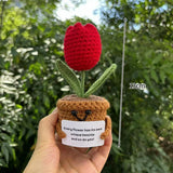 Crochet Handmade Knitted Tulip Flowers