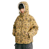 Camouflage Hooded Puffer Jacket