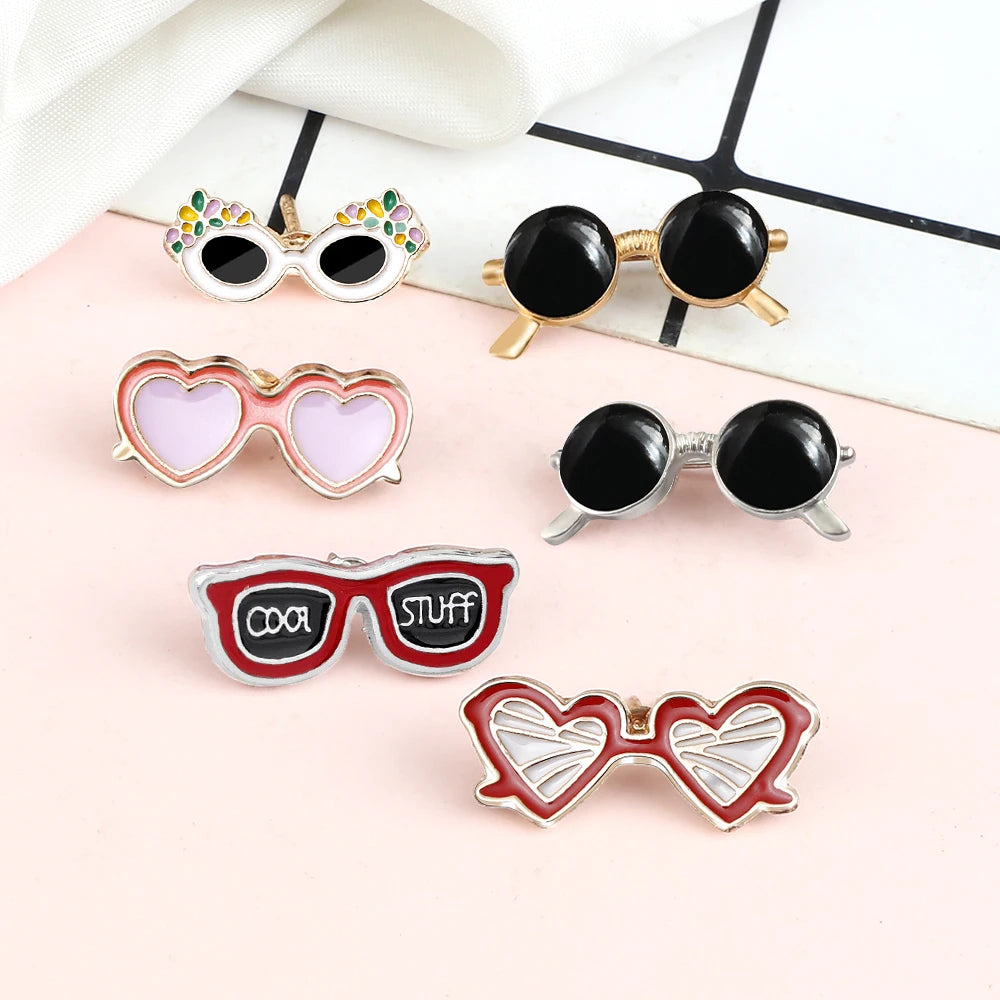 Summer Beach Sunglasses Brooches