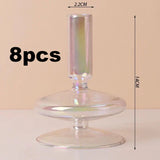 Taper Glass Candlestick Holder