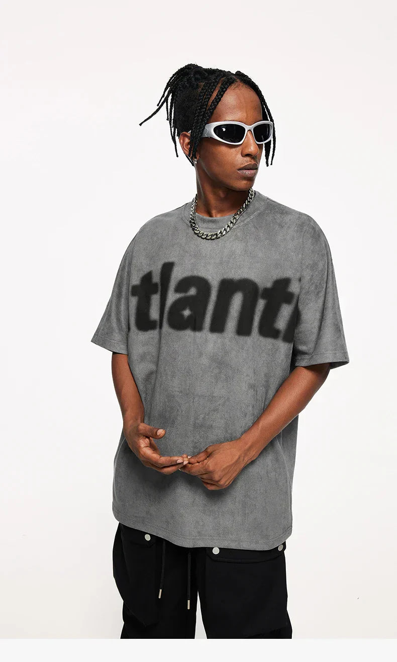 Atlantis Print Washed T-shirt