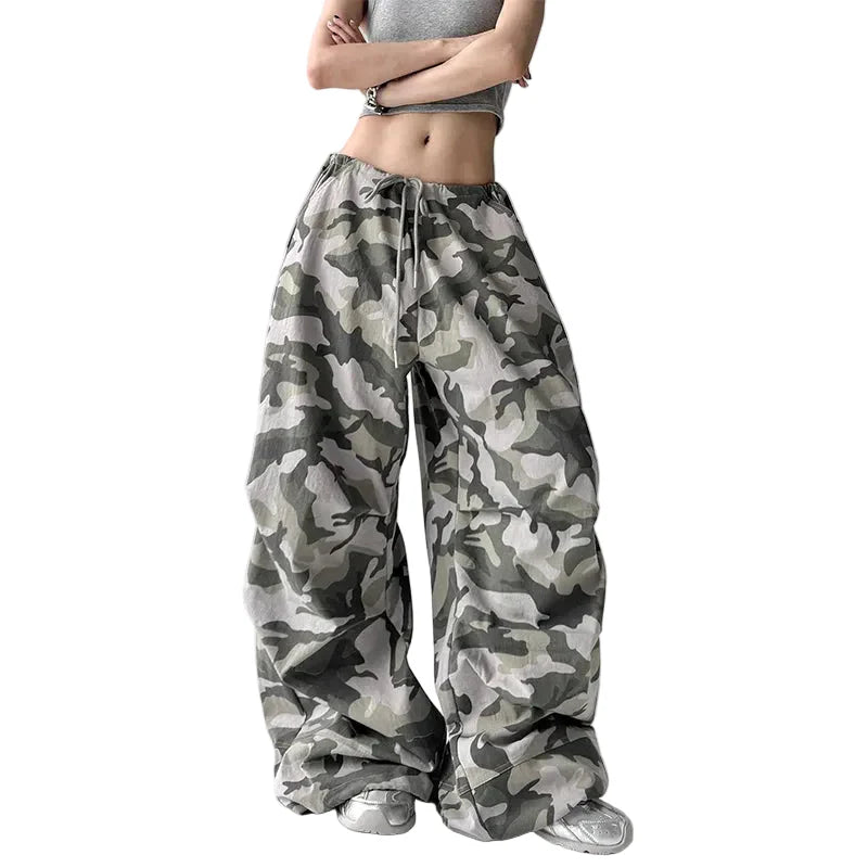 Camo Vintage Wide Leg Cargo Pants