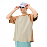 Breathable Quick Dry Color Block T-Shirt
