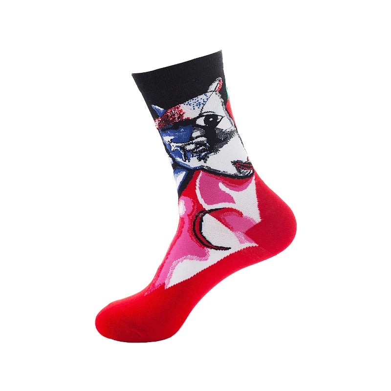 Classic Famous Art Cotton Socks
