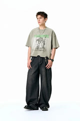 Vintage Distressed Graphic T-Shirt