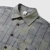 Y2k Plaid Oversized Long-Sleeved Shirt