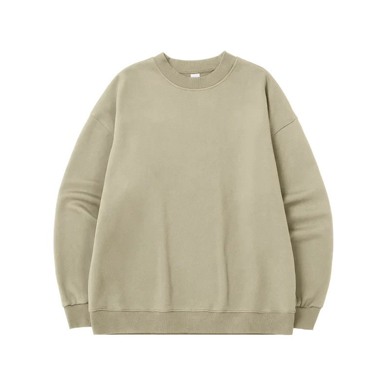 Cozy Minimalist Fleece Crewneck Sweatshirt