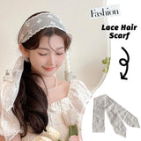 Bow Soft Girl Headscarf