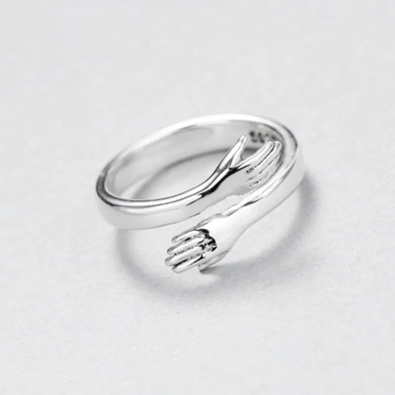 Loving Arm Steel Ring