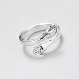 Loving Arm Steel Ring