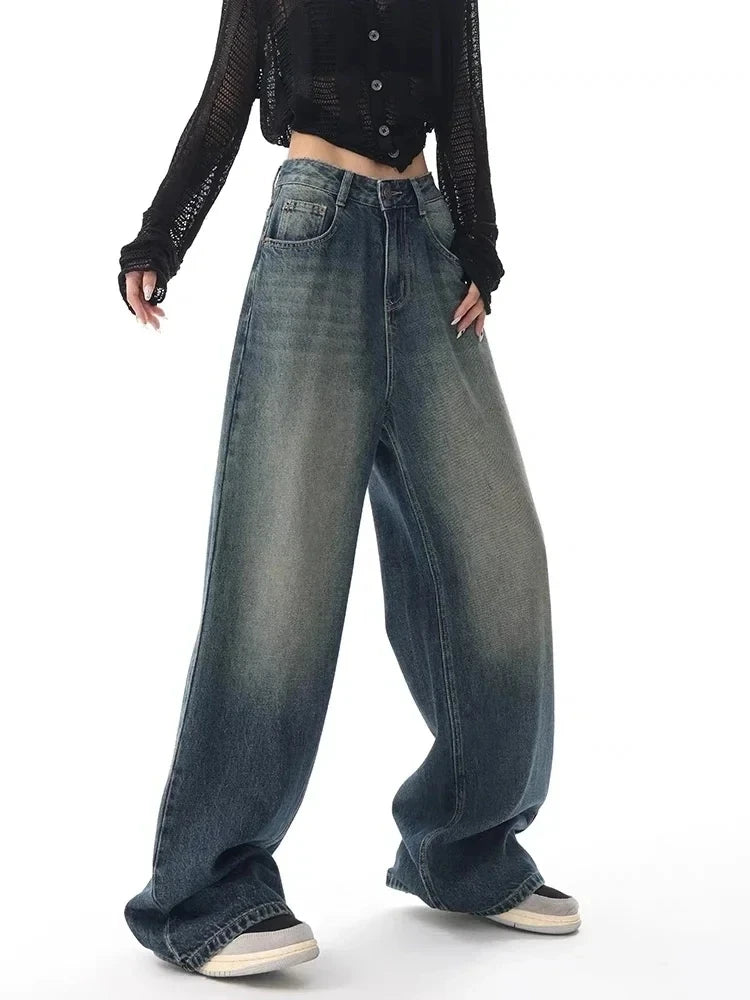 Y2K Washed Baggy Jeans