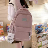 Soft Girl Waterproof College Backpack