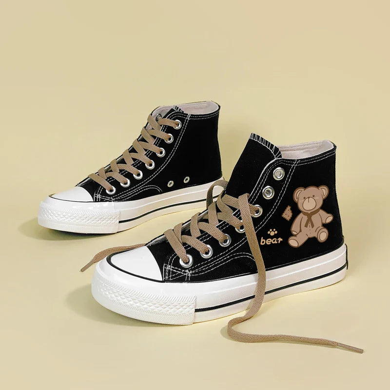 Bear School Cute Canvas