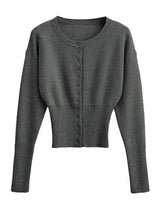 Corporate Girlie Ribbed Cardigan