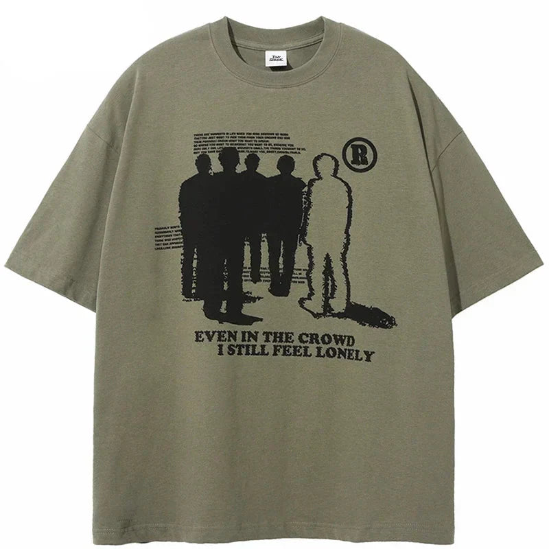 Lonely Shadow Graphic  T-Shirt