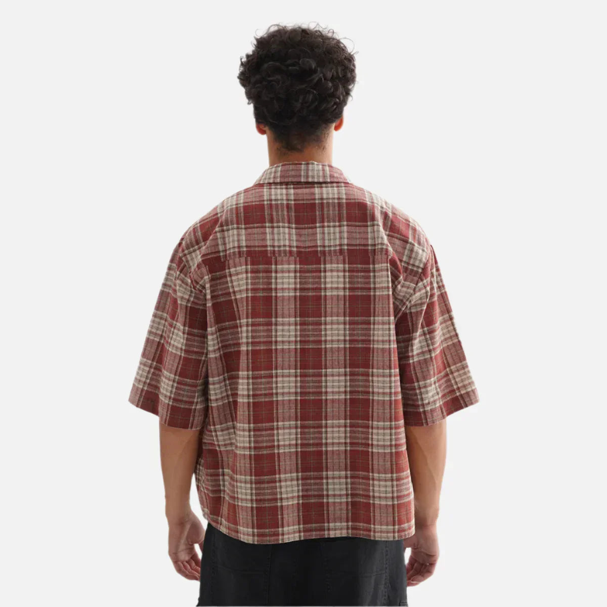 Camisa abotonada a cuadros Viya
