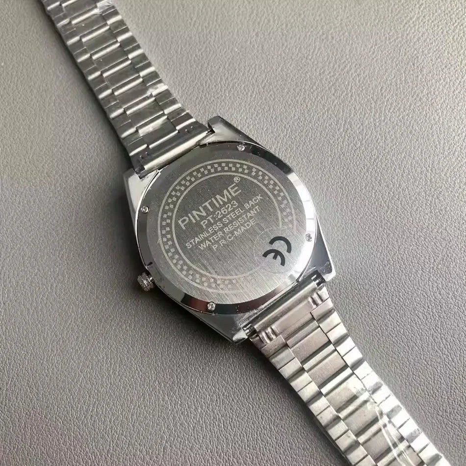 Y2K Unique Retro Record Dial Quartz Watch