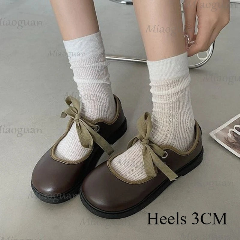 Coquette Mary Bow Knot Shoes