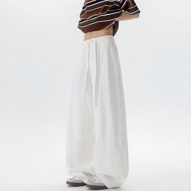 Palazzo Wide Leg Parachute Pants