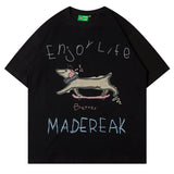 Creative Dog Graffiti T-Shirt