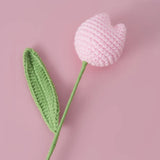 Vintage Tulips Crochet Flowers Handmade