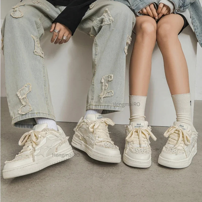 Retro Star Leather Sneakers