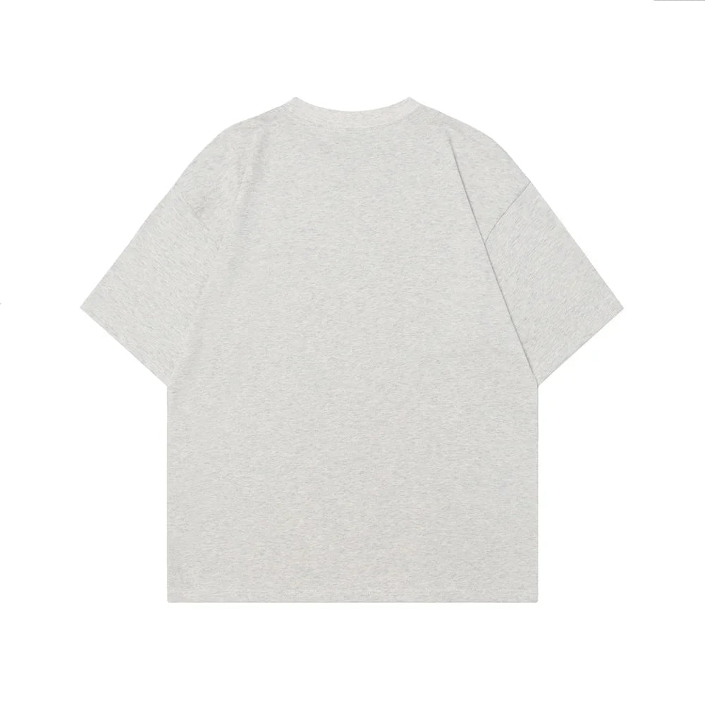 Camiseta vintage con estampado de retrato de niña