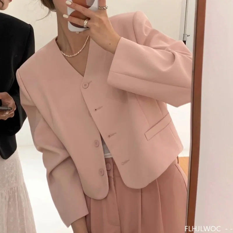 Old Money Short Women Coats