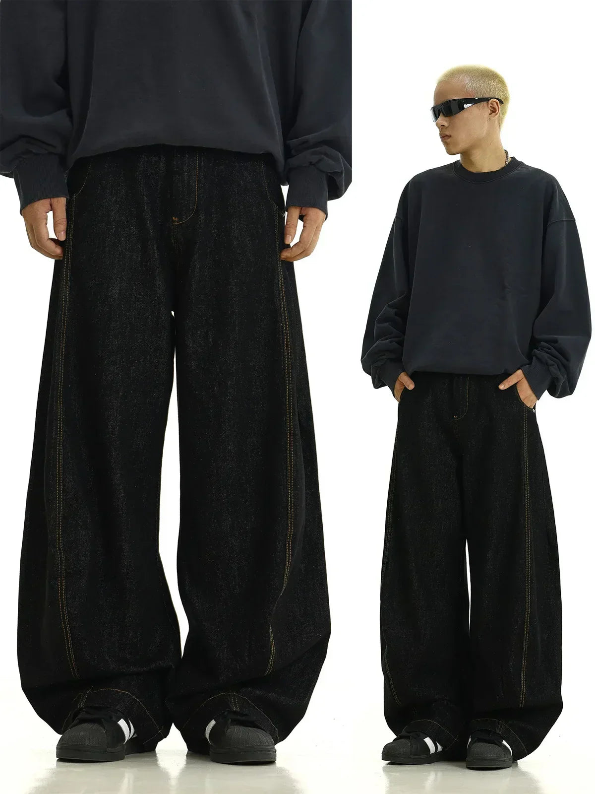 Retro Baggy Y2K Wide Leg Jeans