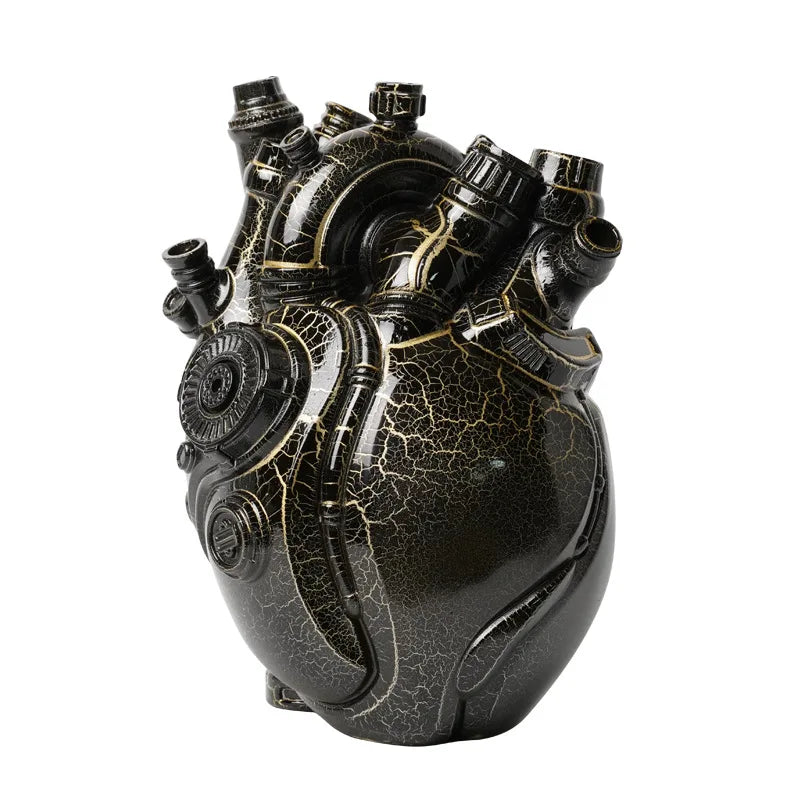 Mechanical Heart Cardiac Vintage Vase