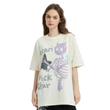 Y2K Skeleton I Can Pick Star T-shirt