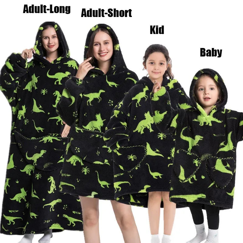 Oversized Blanket Family Matching Hoodie