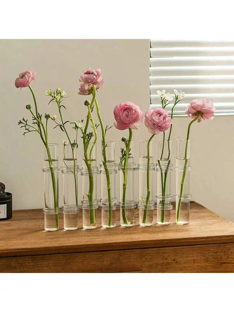 Test Tube Flower Vintage Vase