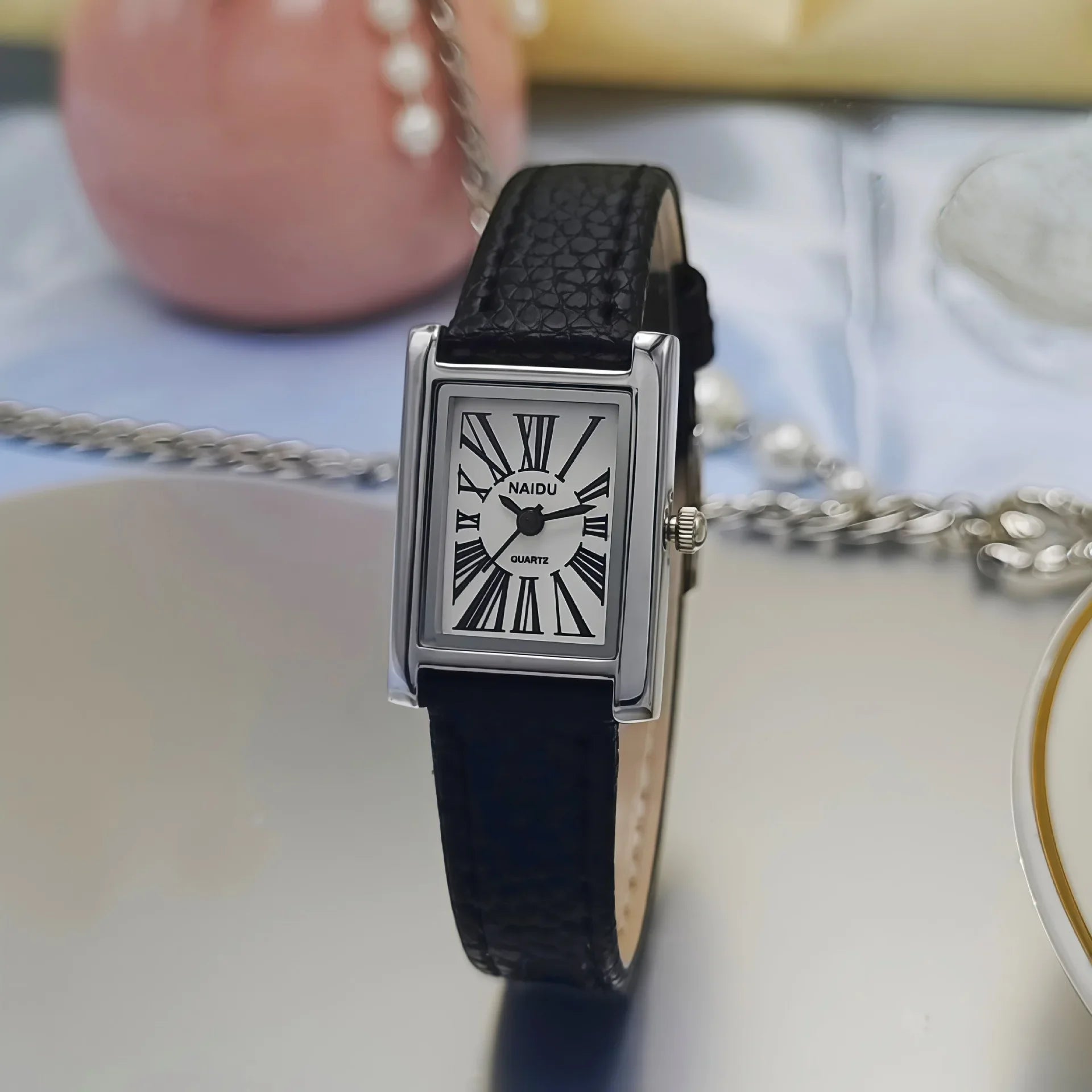 Women Leather Old Money Watch