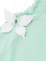 Butterfly Cut Out Elegant Maxi Dress