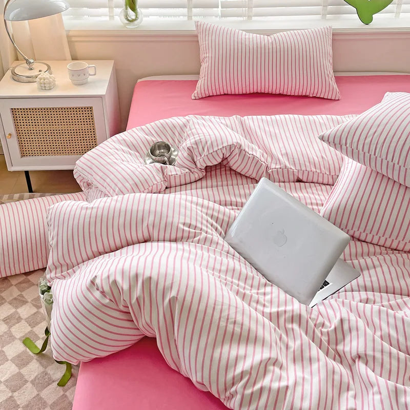 Pink Cozy Bedding Set