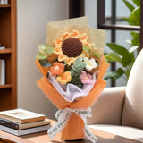 Handmade Crochet Bouquet Sunflower