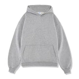 Sudadera con capucha lisa de color liso